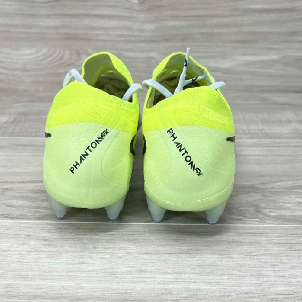 Nike Phantom GX II Elite SG Pro Yellow Soccer Cleats HF4356-003 Men's Size 10